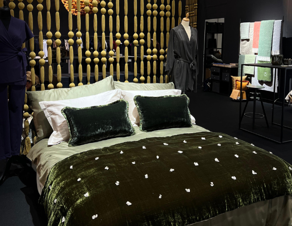 Stand der Textilwerke an der Igeho 2025